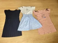 キッズワンピース3点おまとめ　140サイズ