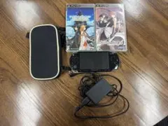 Sony PSP 本体 + ゲームソフト2本 + 充電器 + ケース