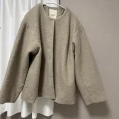 studio clip ボアジャケット ほぼ未使用