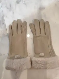 手袋 フリース ベージュ 24時間以内に発送いたします！！