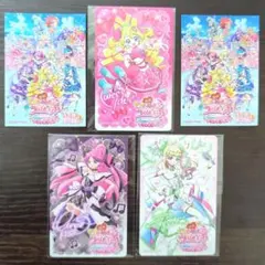 映画キミとアイドルプリキュア　使用済みムビチケ　キュアキッス等3種　オマケ付き