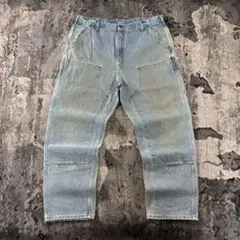 40×32 Carhartt 超ビックサイズ 金ボタン ヴィンテージ 一点物