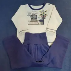 電車 信号機 パジャマ 90cm