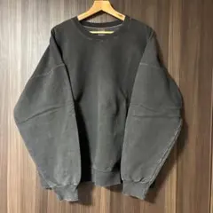 HANES damagedone 硫化染スウェット ブラック