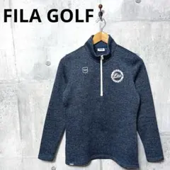 FILA GOLF フィラゴルフ レディース 裏起毛ハーフジップスウェットシャツ