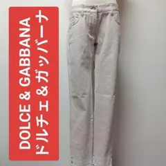 ドルチェ＆ガッバーナ レディース デニムパンツ ジーンズ Gパン ダメージ加工のサムネイル