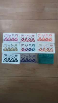 muta marine ムータマリンステッカー10枚セットオマケ付き
