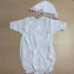 【ベビードレス/セレモニードレス/退院着】ツーウェイオール50〜60cm
