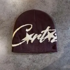 ニット帽　ビーニー　ブラウン　茶色スケボー　ボード　スノボー　アメカジ　韓国