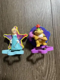【スーパーマリオ】2種セット　クッパJr. ロゼッタ　フィギュア　ハッピーセット