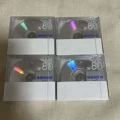 未開封　⭐︎MD 80分 4枚セット　Victor