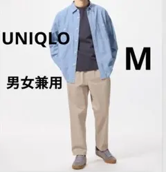 ユニクロ ストレッチイージーアンクルパンツ ベージュ M