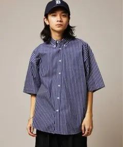 【THOMAS MASON】ファットシルエット ボタンダウンシャツのサムネイル