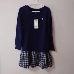 POLO　RALPHLAUREN　チェックワンピース