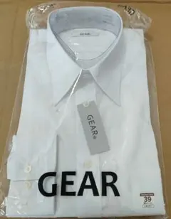 【新品未使用】GEAR 形態安定加工 長袖　ワイシャツ　39-80