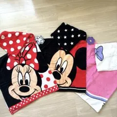 Disney ミッキー ミニー デイジー フード付きタオル 3枚セットのサムネイル