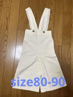 サスペンダー付きワイドパンツ サイズ80