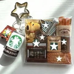 ★ガチャ詰めポーチ★PEANUTS スヌ コーヒー