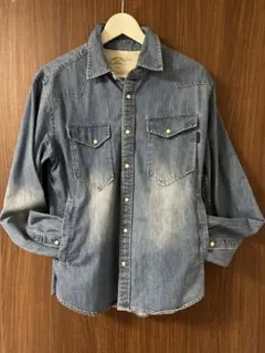 smart spice 長袖デニムウエスタンシャツ