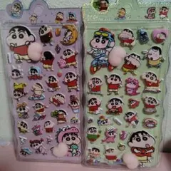 クレヨンしんちゃん　おしりシール　ぷくぷくシール　スクイーズ