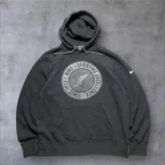 ぐ*ま様 NIKE スウェットパーカー グレー サークルロゴ ウィング スウォッ