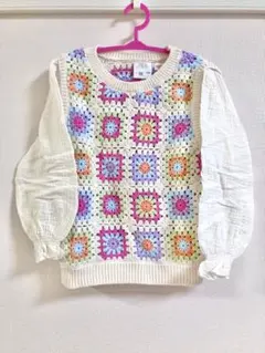 お値下げ♪ZARA baby ザラベイビー グラニースクエア 長袖トップス