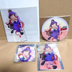 忍たま アニカフェ はぁとふる 尾浜勘右衛門 アクスタ缶バッジカードコースター