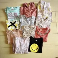 女の子 90 95夏服 Tシャツ ワンピース まとめ売り