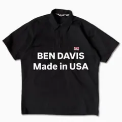 USA製 美品 90s BENDAVIS ツートンカラーハーフジップワークシャツ 