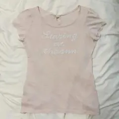 薄ピンク 組曲Tシャツ 森ガール 90sのサムネイル