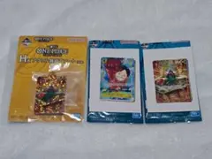 一番くじ　ワンピースカードゲーム　H賞　バギー　I賞　ステッカー2種