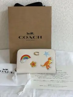 COACH エッセンシャル Lジップ キーケース・スター プリント 財布