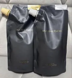 SILK THE RICH詰め替え用シャンプートリートメント黒セット