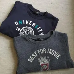 COMME CA ISM 長袖トレーナー　2色　サイズ100cm