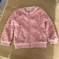 C&A フリースジャケット 116 ピンク　ハート　可愛い　気持ちい