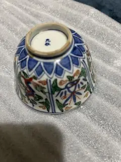 染付 輪花小鉢 磁器 骨董 2客 - メルカリ