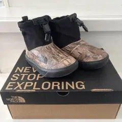 THE NORTH FACE 迷彩防水ブーツ　【15cm】　箱付　美品
