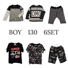 【おまとめ売り】男の子用 130cm 6点セット 春夏秋冬 ばら売り可