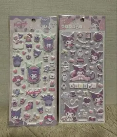 クロミ サンリオ　ステッカーセット　台湾正規品 日本未発売 ぷっくりシール