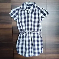 GAPkids110cmチェック柄ワンピース