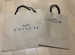 COACH ショップ紙袋　2点