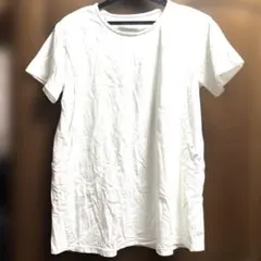 【ELFIN DOLL】綿100% 授乳服 マタニティTシャツ M-L 白