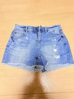 PAGEBOY ページボーイ ダメージ デニムショートパンツ カットオフ M