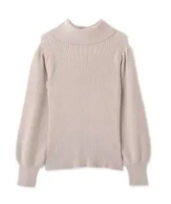 プロポーション　タートルネックボリュームスリーブニット　24