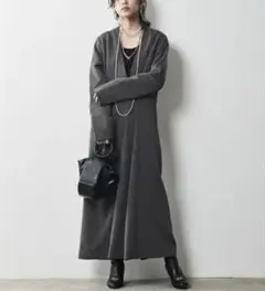 CHIC STYLE シックスタイル ＜大きいサイズ＞深Vネックマキシワンピース
