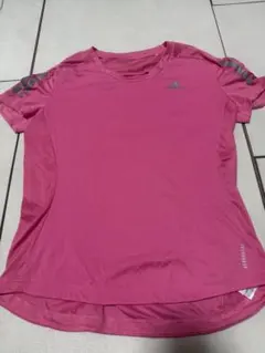 adidas RUNNING AEROREADY ピンク Tシャツ JL