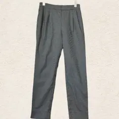 GLOBAL WORK グローバルワーク チェック テーパードパンツ M