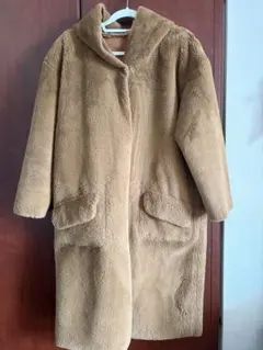 Radiate ロングムートンコート　リバーシブル　ブラウン