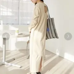 特別価格◉Discoat 新品 バックオープンロングワンピース◉