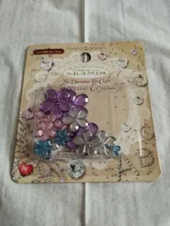 【3月28日まで】花型クリスタルデコレーションパーツセット